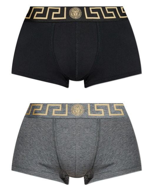 Versace Black Swimwear for men