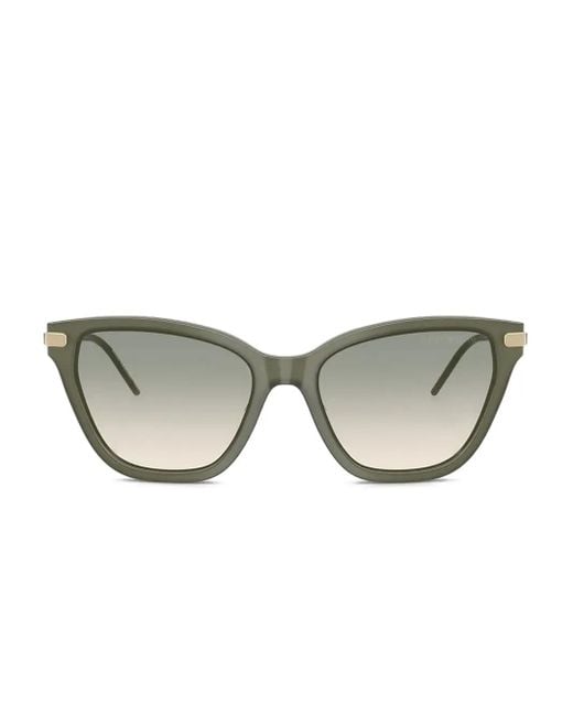 Emporio Armani キャットアイ サングラス Gray
