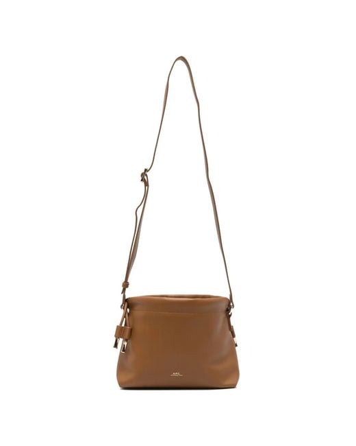 A.P.C. Natural Sac Porté Épaule Ninon À Lien De Resserrage