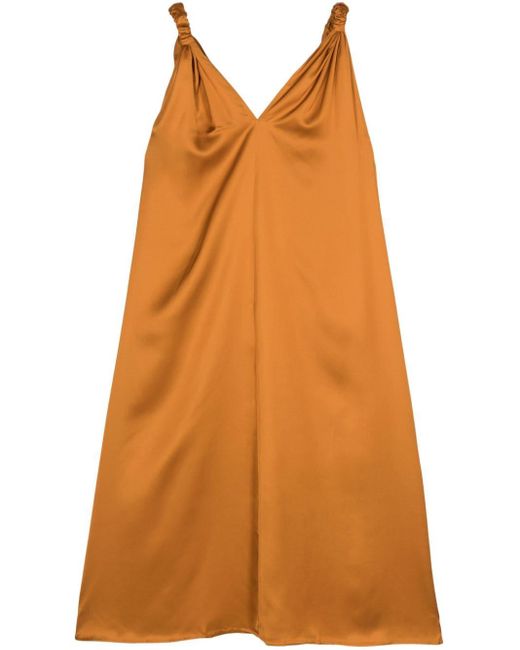Baserange Orange Neil Sleeveless Dress