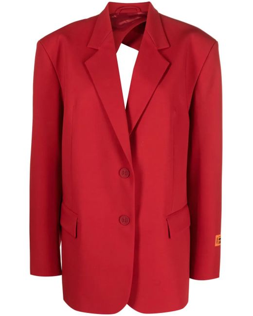 Blazer con abertura en la espalda y botones Heron Preston de color Red
