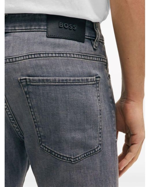 Boss Skinny-Jeans mit Stone-Wash-Effekt in Blue für Herren