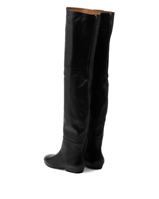 Marsèll Black Knee-High Boots