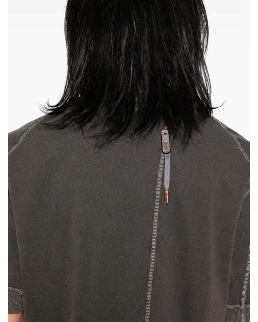 Boris Bidjan Saberi Gray Round-Neck T-Shirt for men