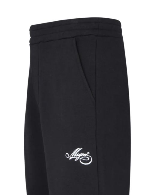 MSGM Blue Fleece Tranck Pants for men