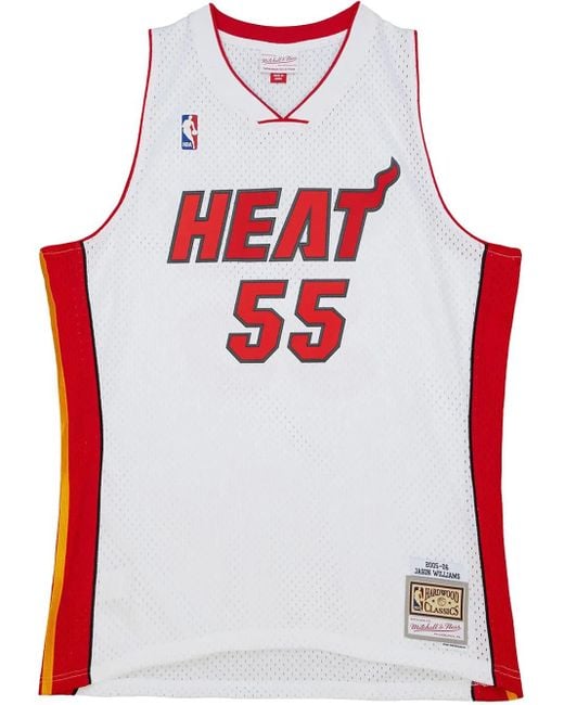 Mitchell & Ness Red Nba "Heat 2005 Jason Williams" Jersey for men