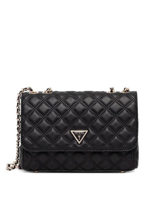 Guess Black Giully Quilted Crossbody