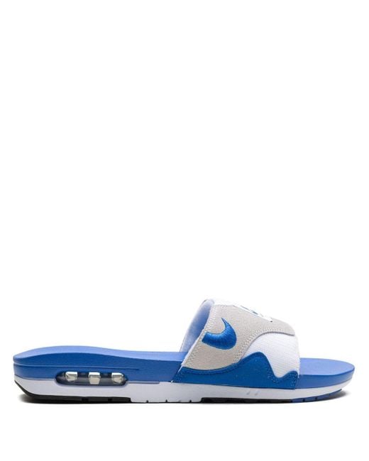Air Max 1 slides di Nike in Blue da Uomo