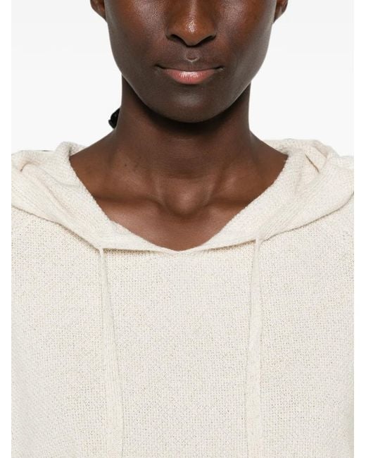 Fabiana Filippi White Short-Sleeve Hoodie