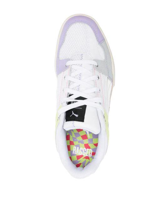 PUMA White X Vogue Slipstream Low-Top Sneakers