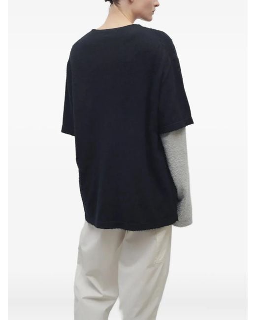 The Row Black Cotton T-Shirt