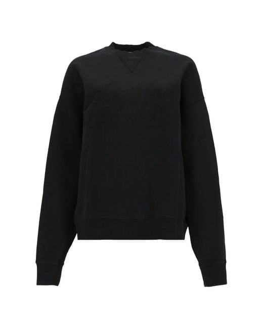 AMISH Black Crew-Neck Sweater
