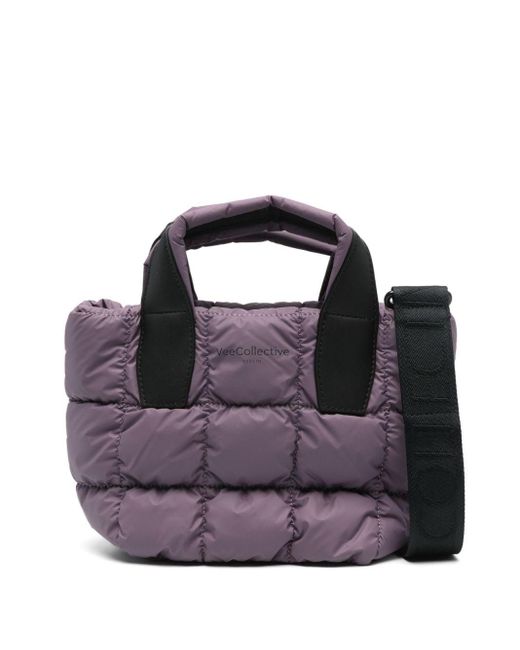 VEE COLLECTIVE Purple Mini Porter Tote Bag