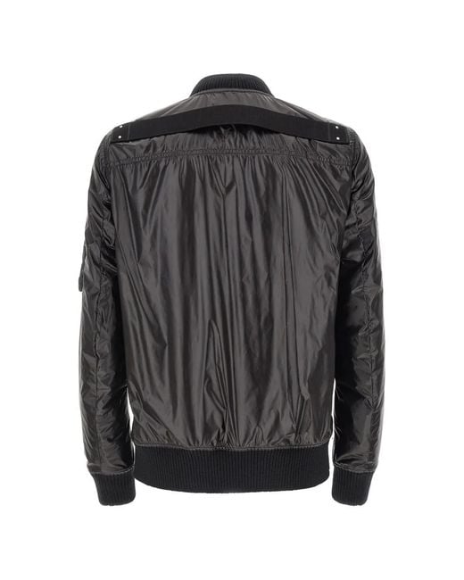 Rick Owens Classic Flight Bomber Jacket in Black for Men | Lyst