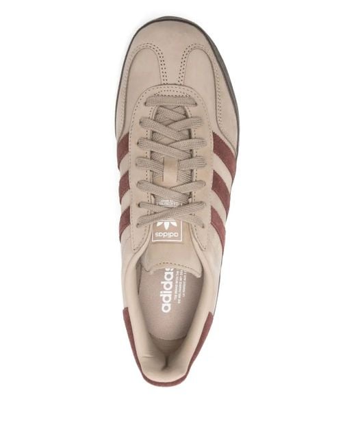 Adidas Brown Three-Stripe Gazelle Trainers
