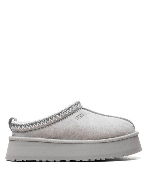 UGG Tazz 38.1mm "seal" Suede Slippers in Gray | Lyst