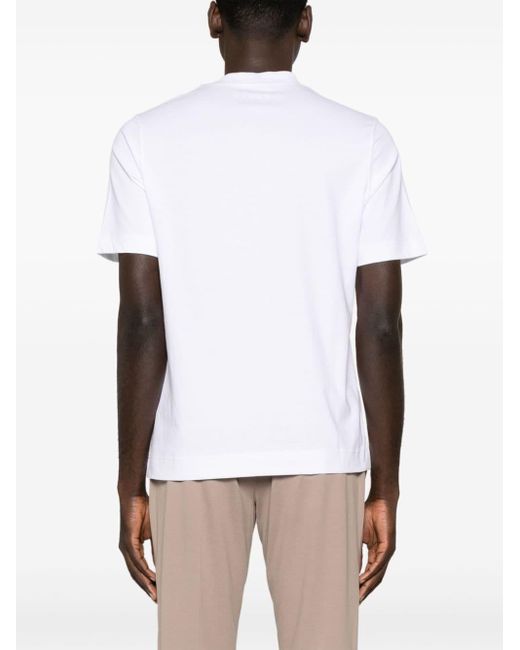 Circolo 1901 White Crew-neck Cotton T-shirt for men