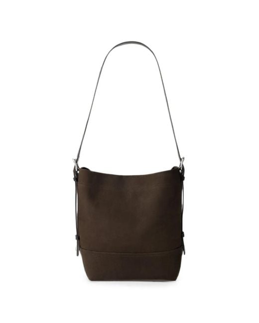 Lemaire White Small Belted Tote Bag