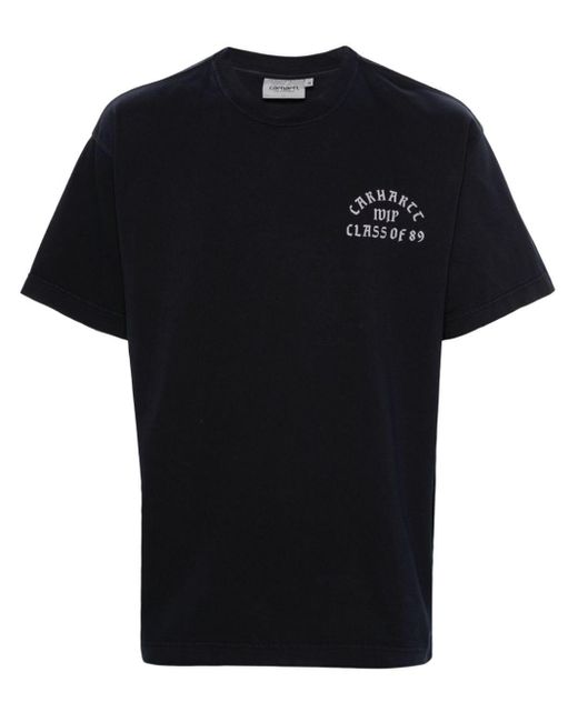 Carhartt Black Class Of 89 Organic-cotton T-shirt for men