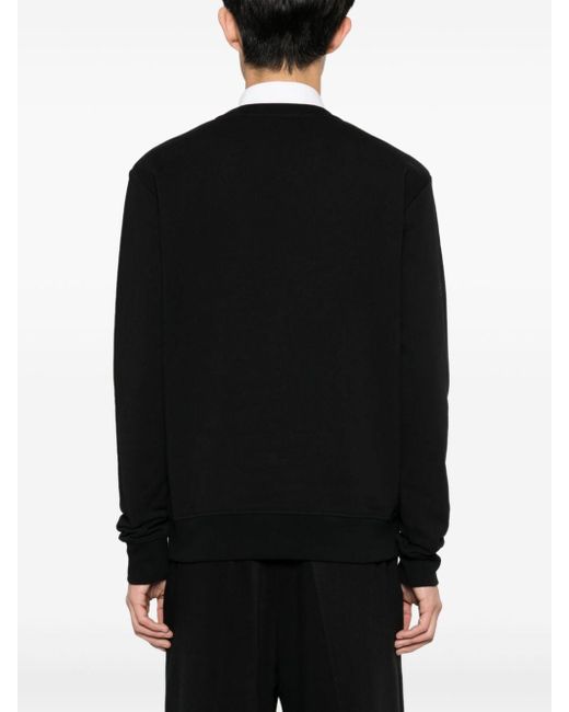 Balmain Sweatshirt mit Print in Black für Herren