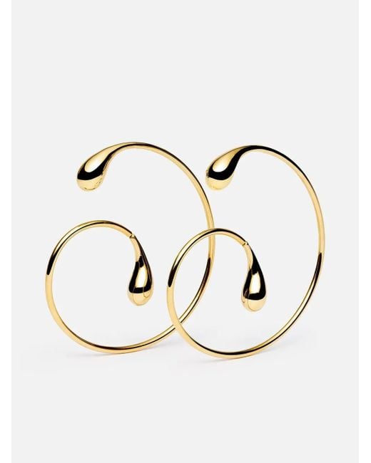 Hugo Kreit Natural Pistil Mega Hoops Earrings