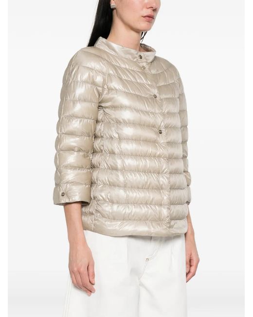 Herno Natural Quilted Jacket