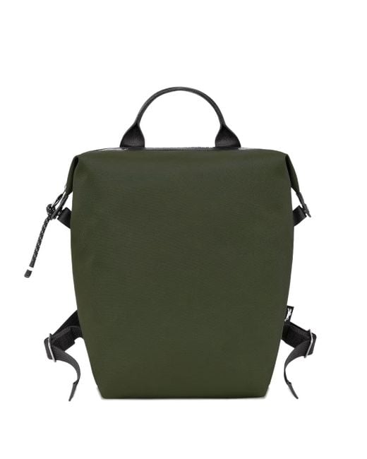 Longchamp レザー バックパック Green
