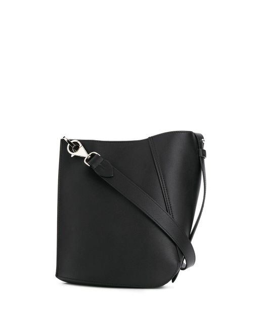 Lanvin Small Hook Shoulder Bag in Black | Lyst Australia