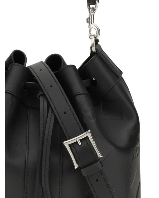 MCM Black Sac Seau Dessau Médium