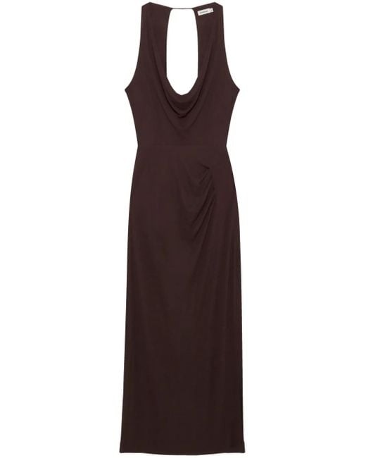 Jonathan Simkhai Purple Kosme Gown