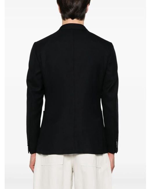 メンズ Zegna ウール ジャケット Black