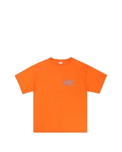 Eric Emanuel Orange Ee Logo-Print T-Shirt for men