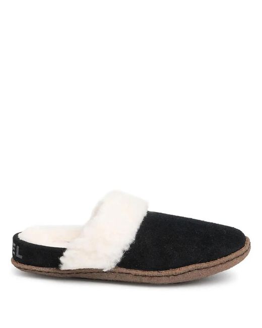 Sorel Black Nakiska Slippers