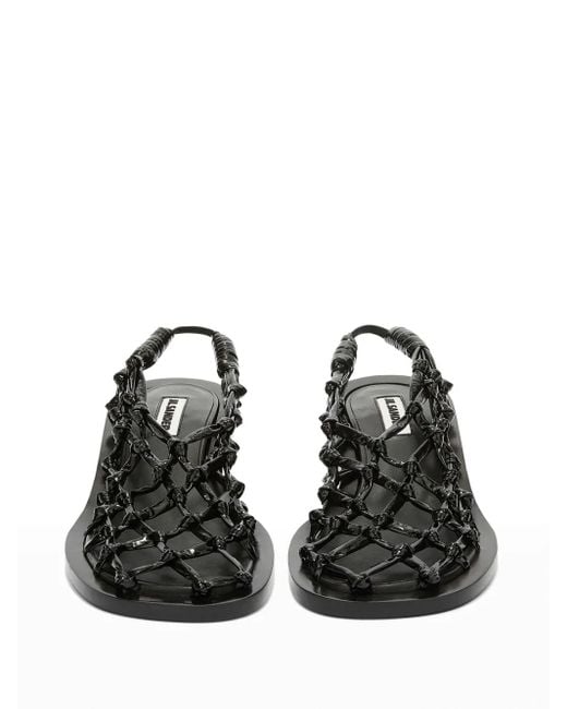 Jil Sander ウーブン パンプス Black
