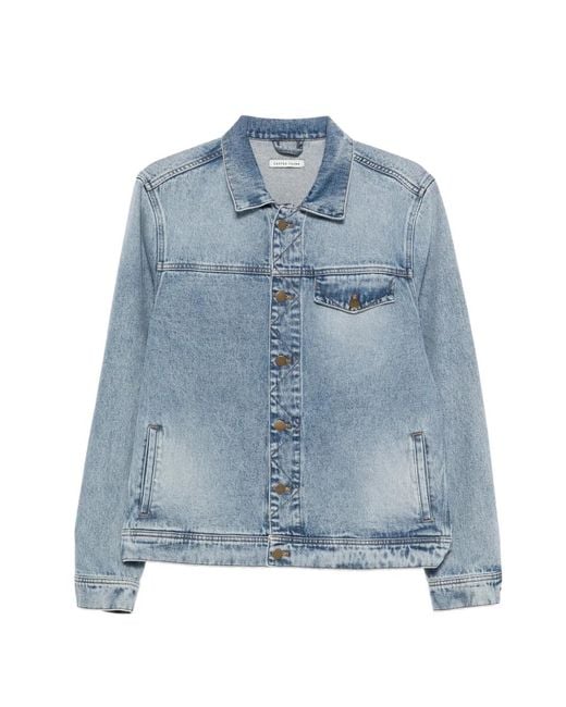Carter Young Blue Arch Denim Jacket for men