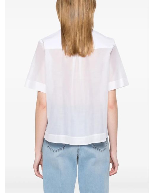 Peserico パネル Tシャツ White