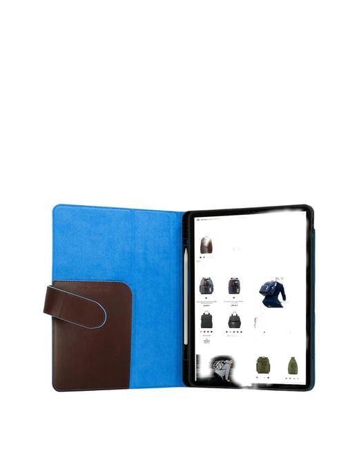 Piquadro Purple Coque D'Ipad Pro 11 Pouces En Cuir