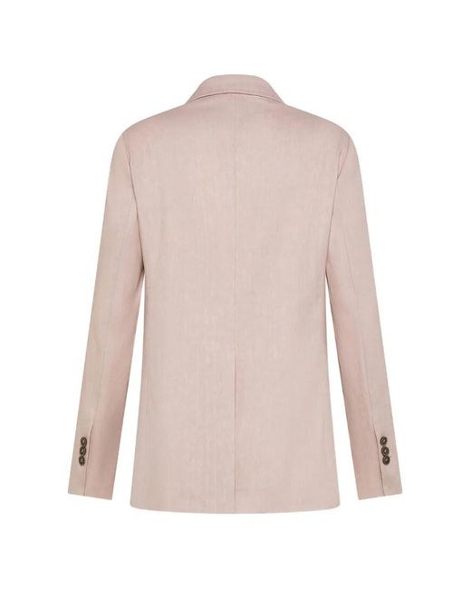 Seventy Natural Double-Breasted Blazer