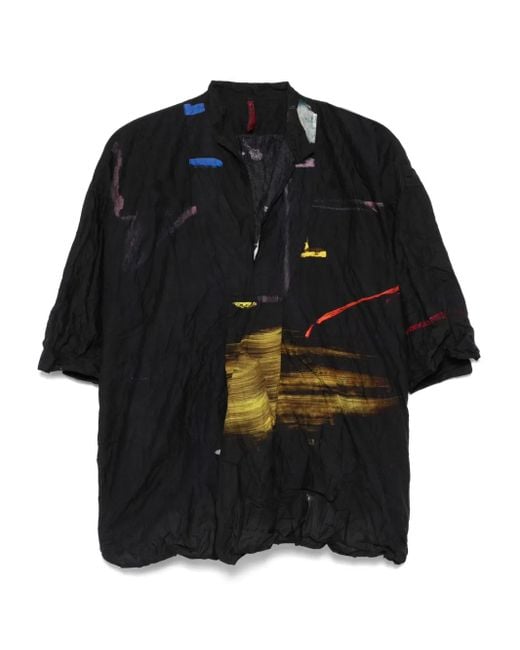 Blouse À Imprimé Graphique Daniela Gregis en coloris Black
