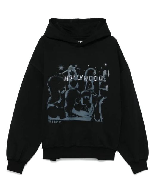 メンズ M I S B H V Hollywood パーカー Black
