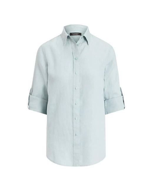 Ralph Lauren Blue Roll-Tab Sleeve Shirt