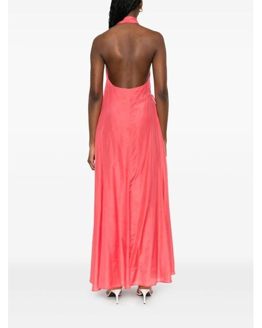 Semicouture Pink Vanessa Maxi Dress