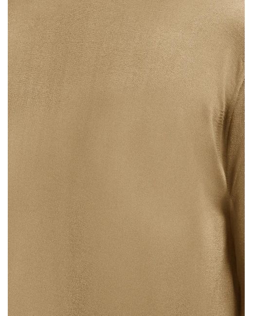Prada Natural Round-Neck Wool Jumper for men