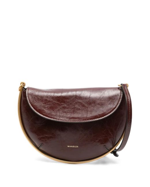 Wandler Brown Schultertasche aus Leder