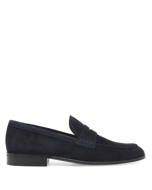 Gianvito Rossi Blue George Loafers for men