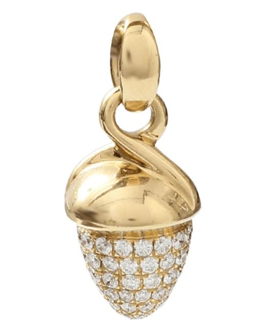 Tamara Comolli Metallic 18K Rose Diamond Pendant
