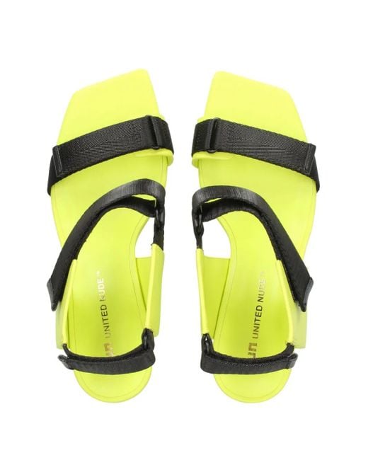 United Nude Yellow Rockit Run 70Mm Sandals