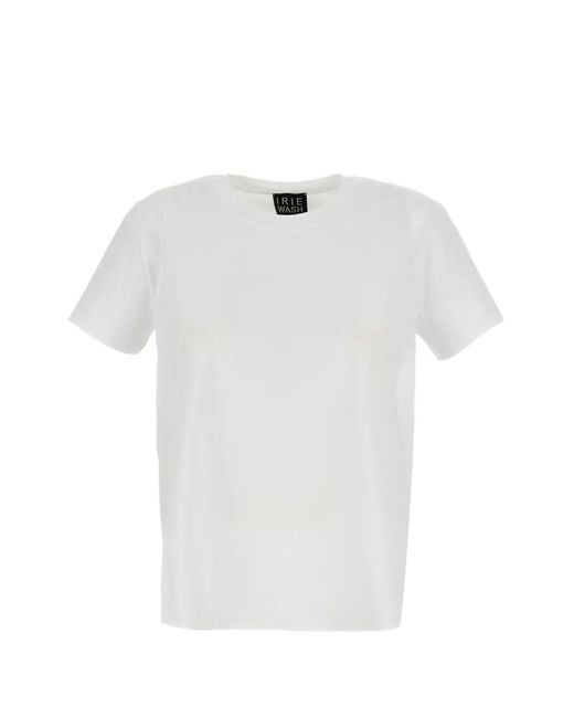 Irie White Round-Neck T-Shirt
