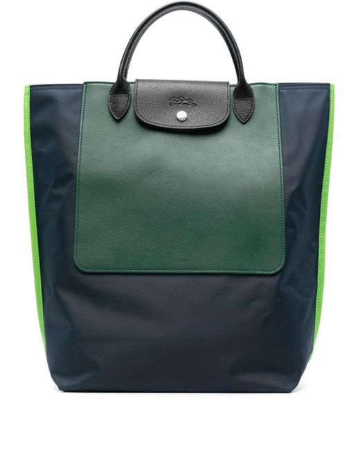 Longchamp Green Medium Cabas Tote Bag