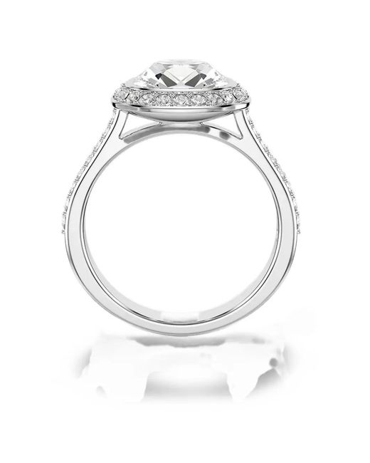 Swarovski White Una Angelic Halo Crystal-Embellished Rings